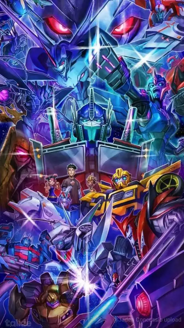 ai character: TRANSFORMERS PRIME background