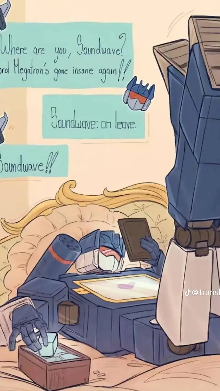 ai character: Soundwave  background