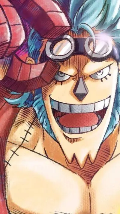 ai character: Franky OP :33 background
