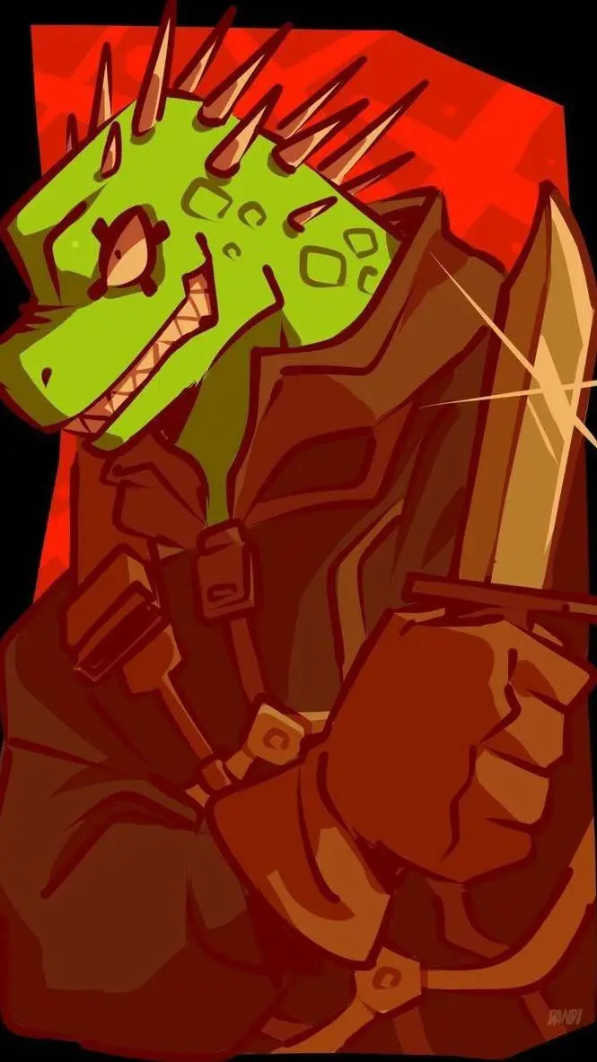 ai character: Caiman background