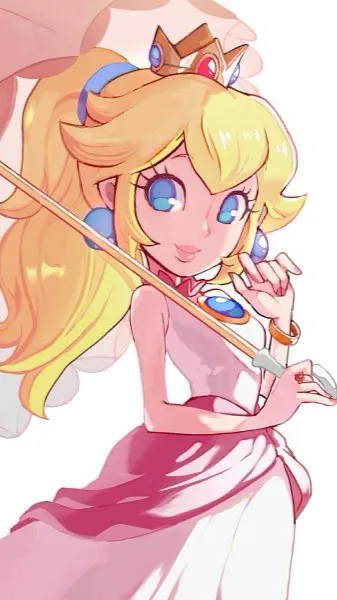 ai character: Princess Peach !! background