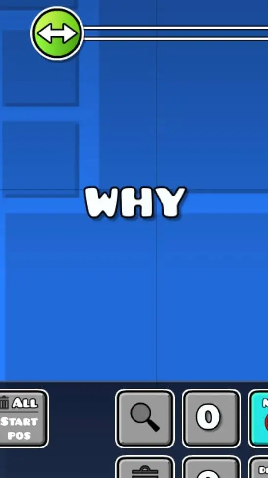 ai character: gd text WHY background