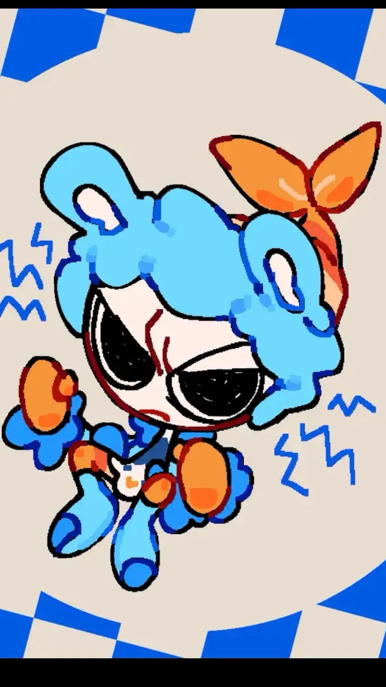 ai character: Shrimpo! background