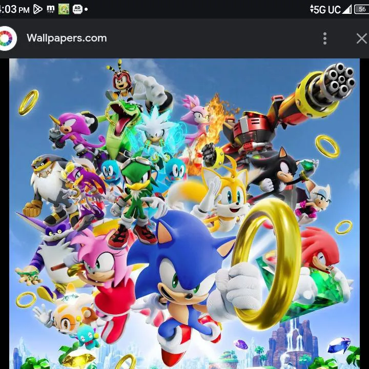 chat with ai character: sonic crew