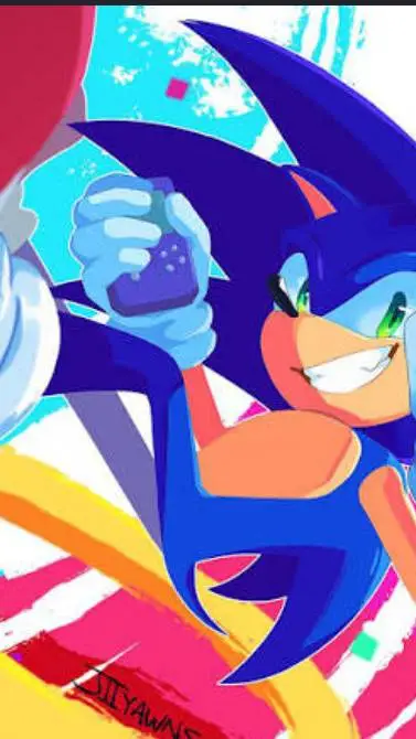 ai character: Sonic crew Karen background