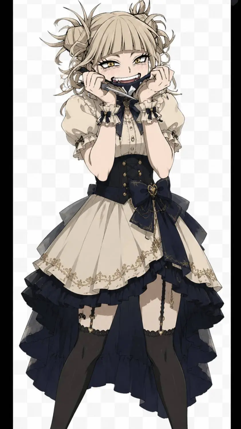 ai character: toga background