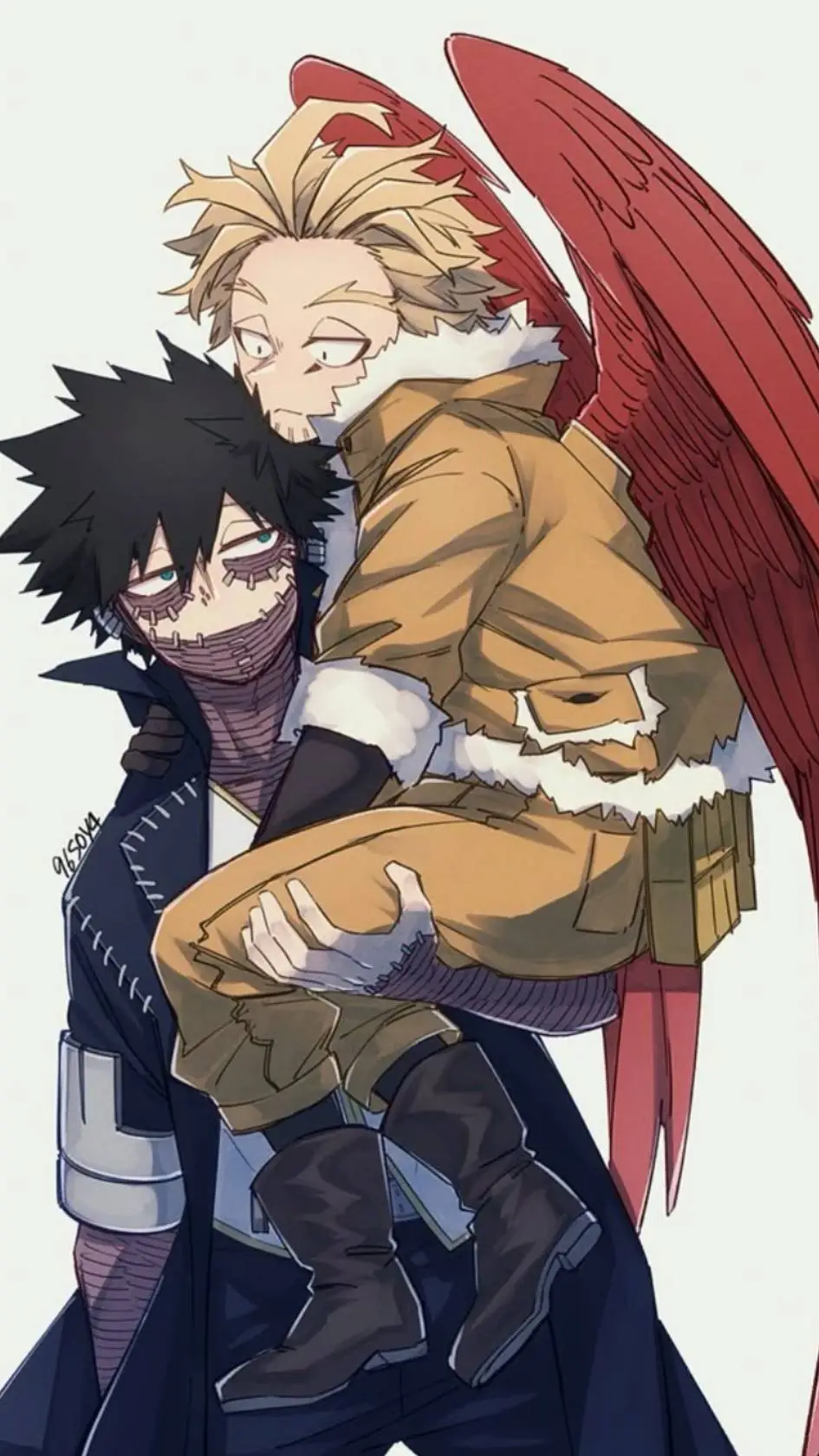 ai character: hawks dabi x you background