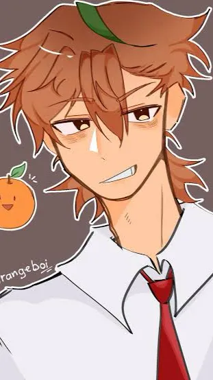 ai character: 🍊Orangeboi🍊 background