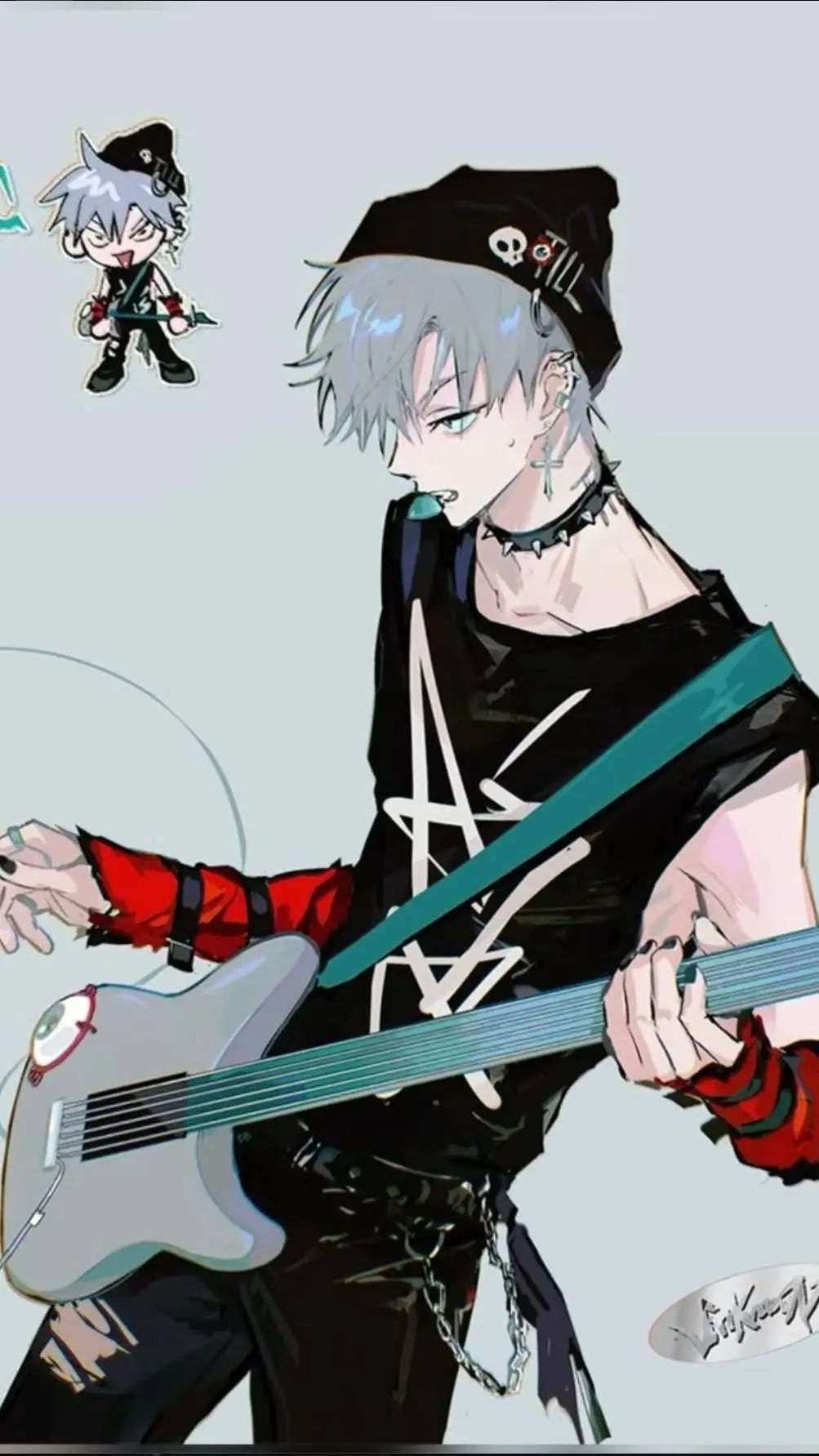 ai character: ROCKST★R TiLL background