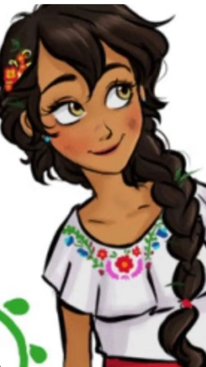 ai character: Ella de Alva  background