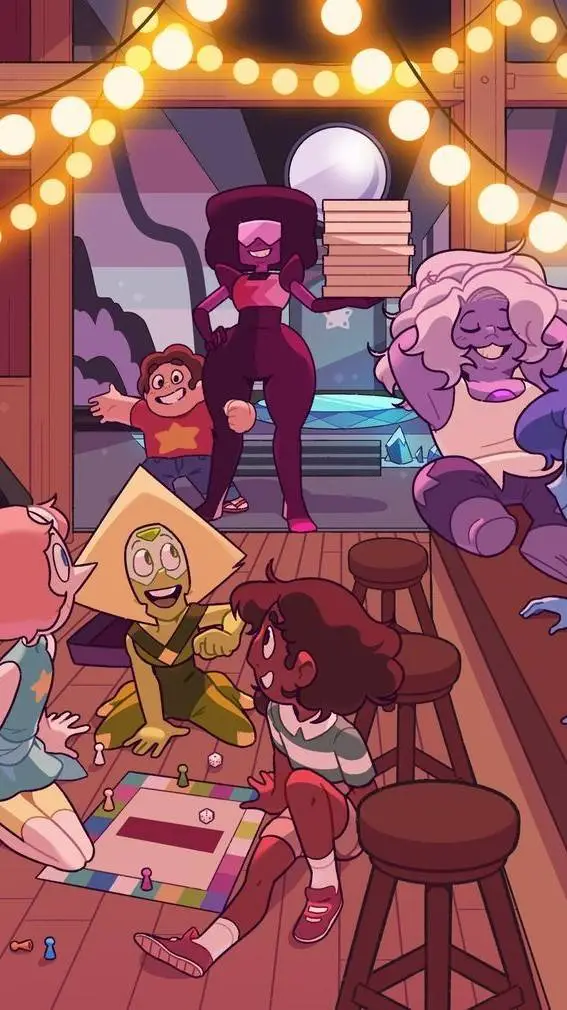 ai character: STEVEN UNIVERSE  background