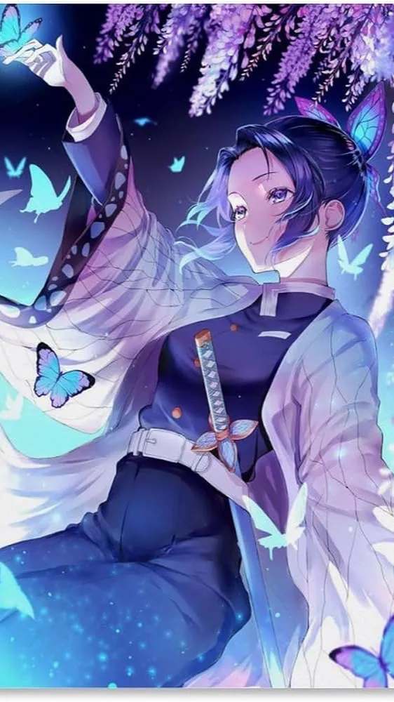ai character: Shinobu Kocho background
