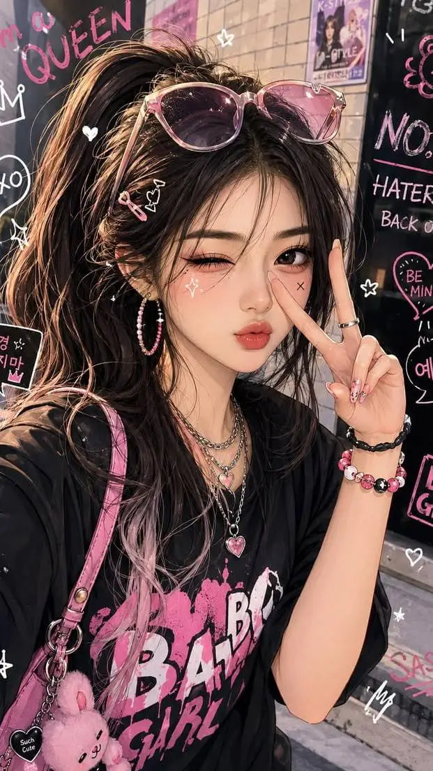 ai character: Lee🥺💜 background