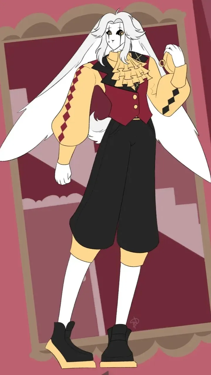 ai character: Pierrot  background