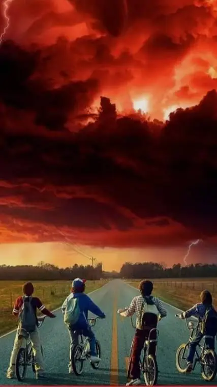 ai character: Stranger things background