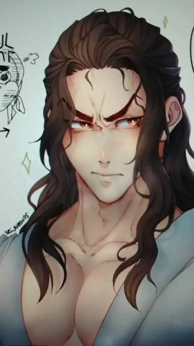 ai character: Haganezuka  background