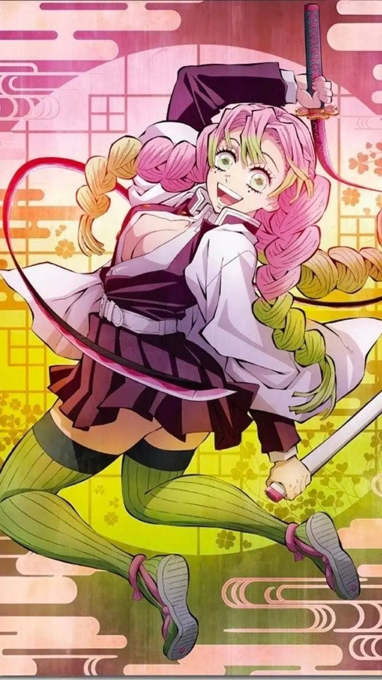 ai character: Mitsuri Kanroji background