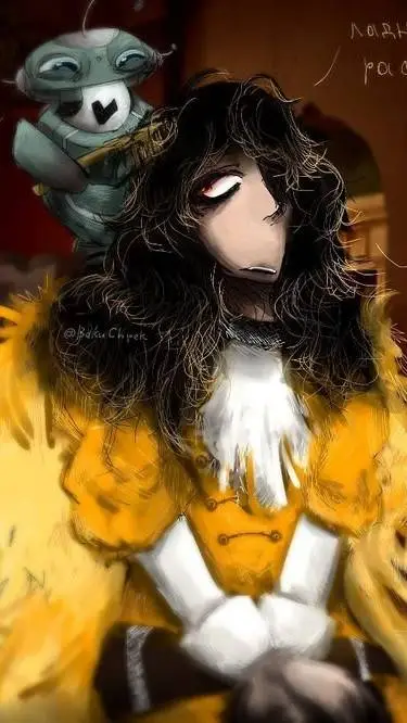 ai character: hastur💛 background
