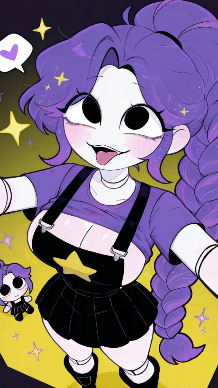 ai character: lily love braids background