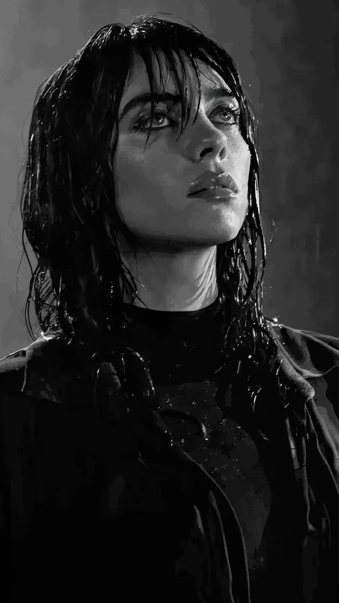 ai character: Billie Eilish background