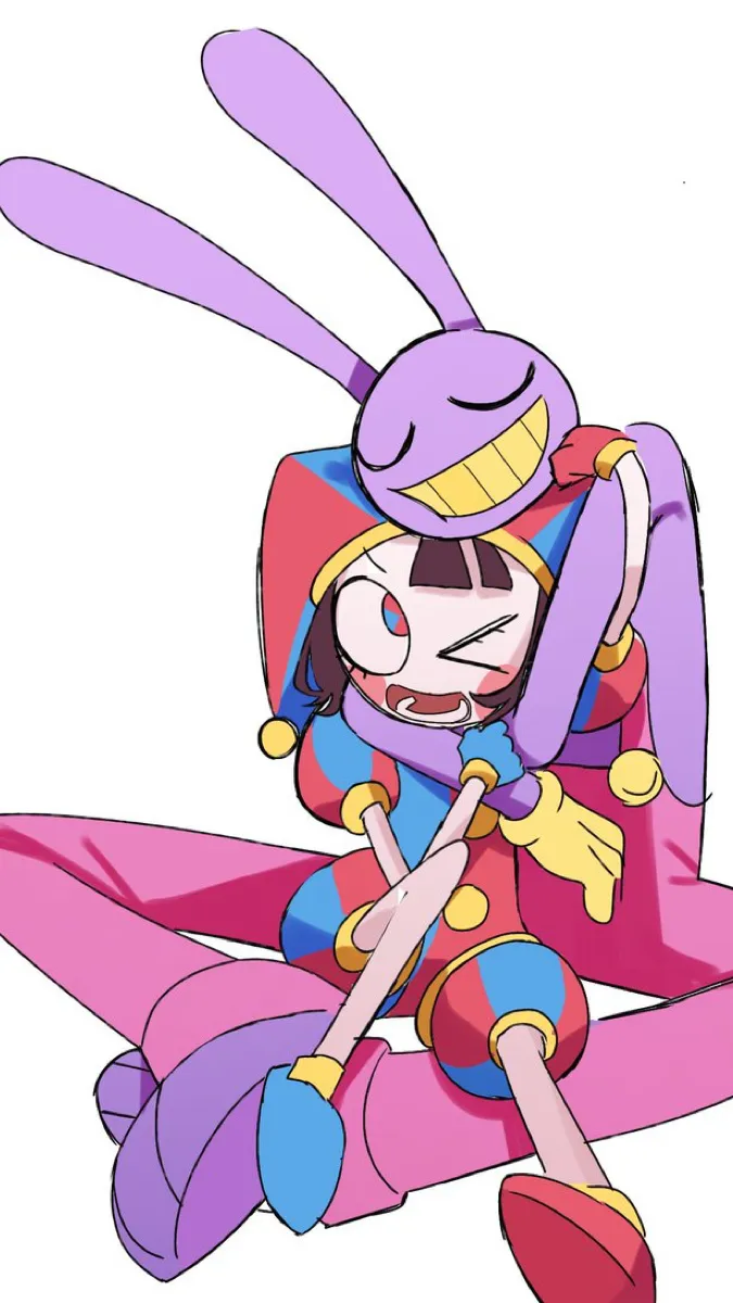 ai character: FUNNY BUNNY background