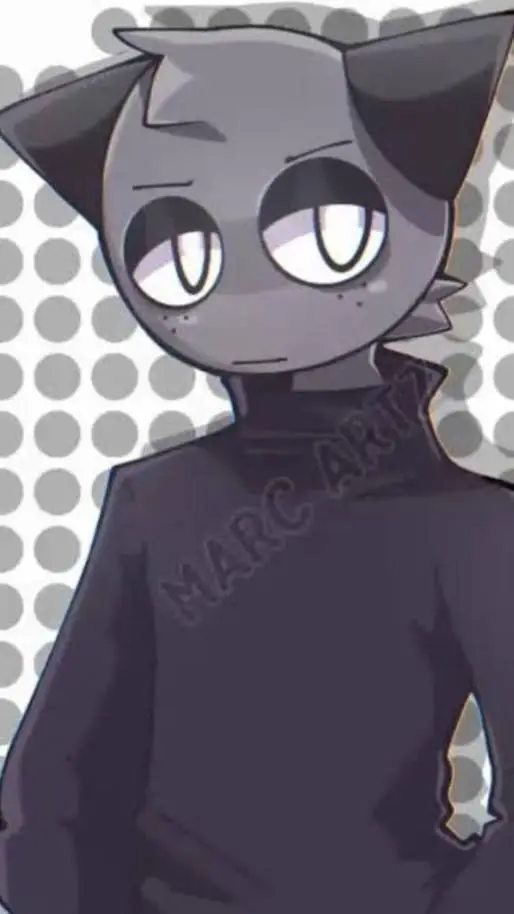 ai character: gray background