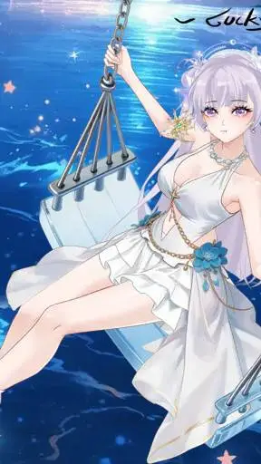 ai character: KNY beach ⛱️🏖️ background