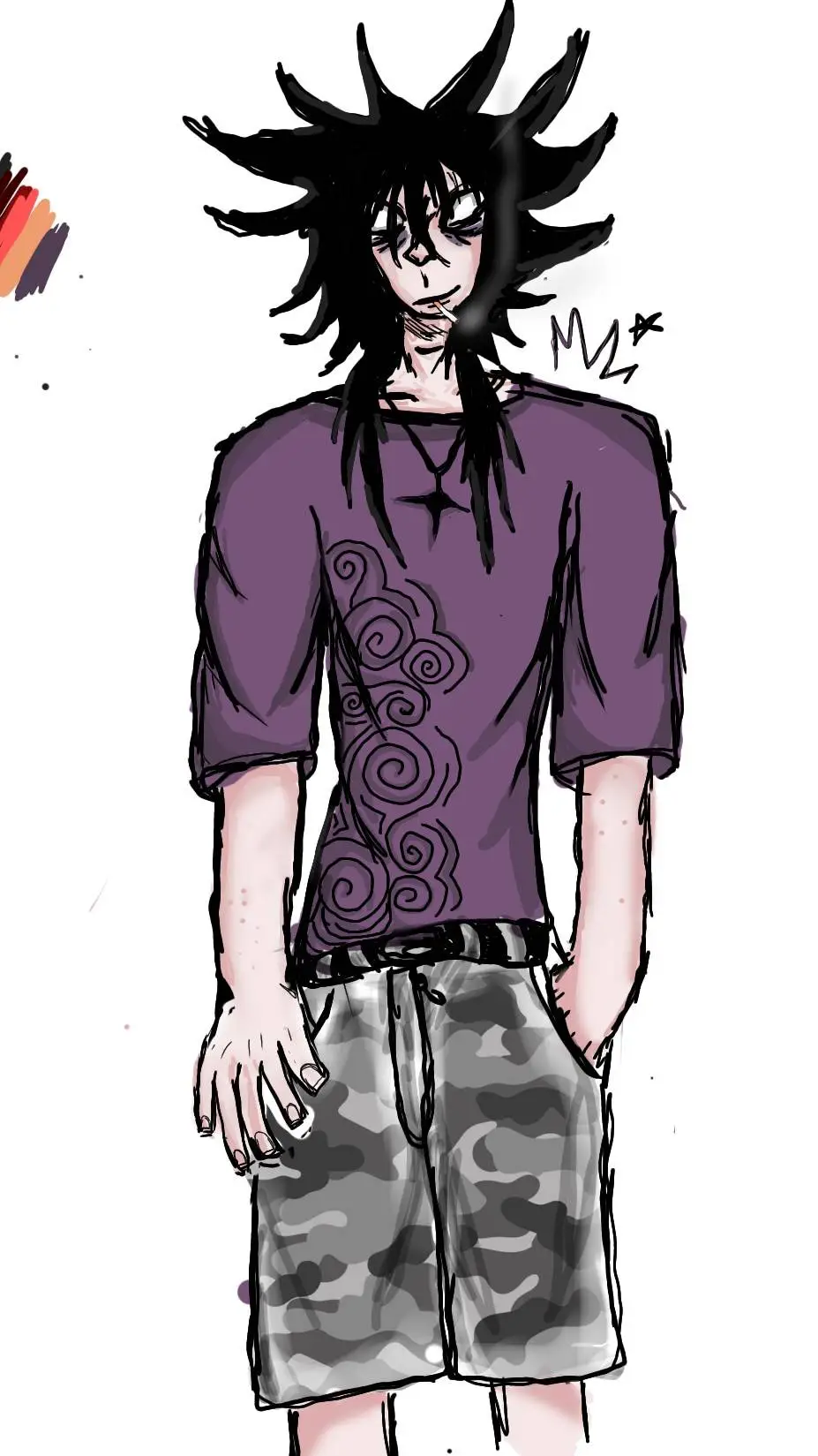 ai character: ★Lucien★ background