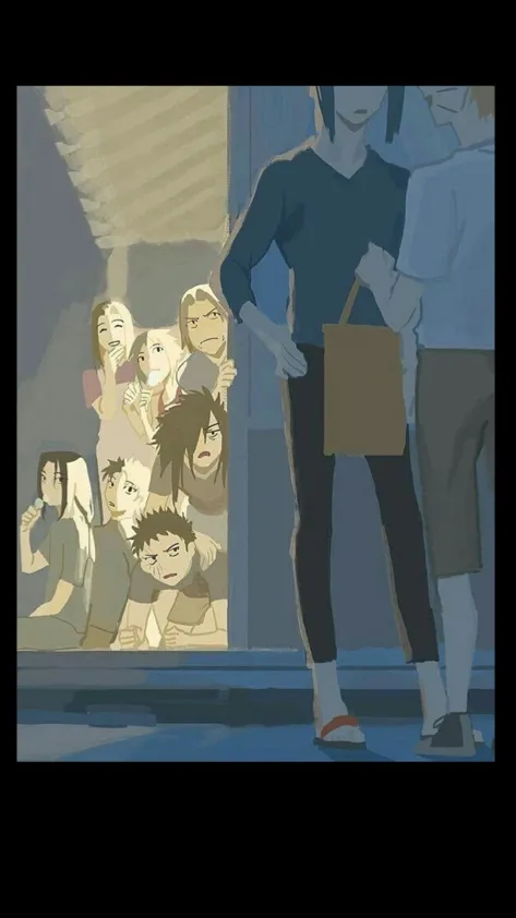 ai character: Uchiha clam background