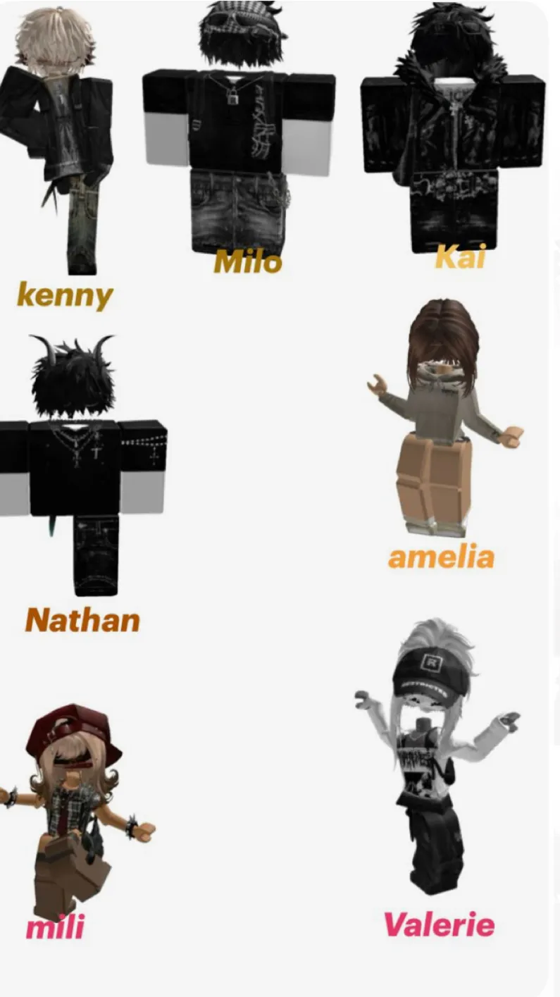 ai character: Roblox gc BL GL background