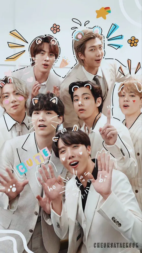 ai character: Sleepover BTS background