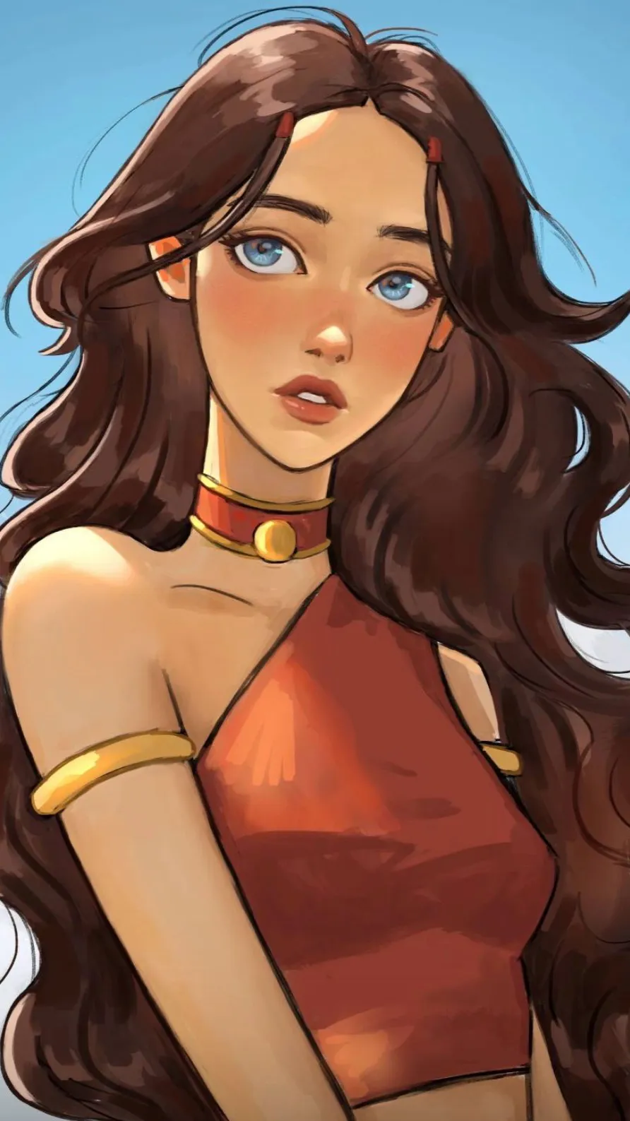 ai character: Катара background