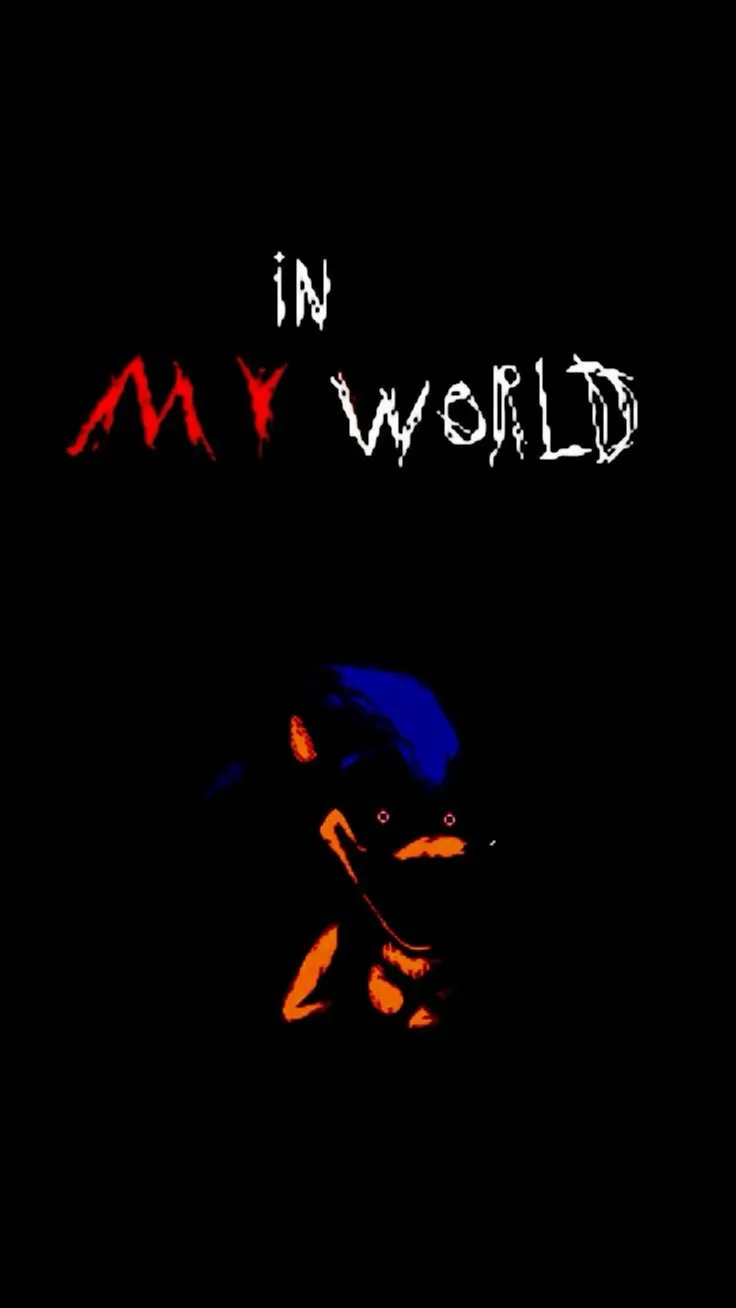 ai character: Sonic exe x mha background