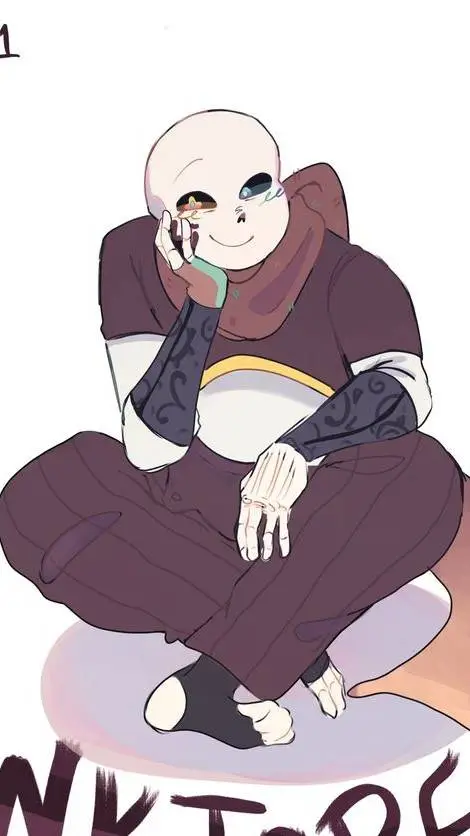 ai character: Modern Ink Sans  background