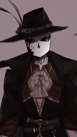ai character: Vampire Ink background