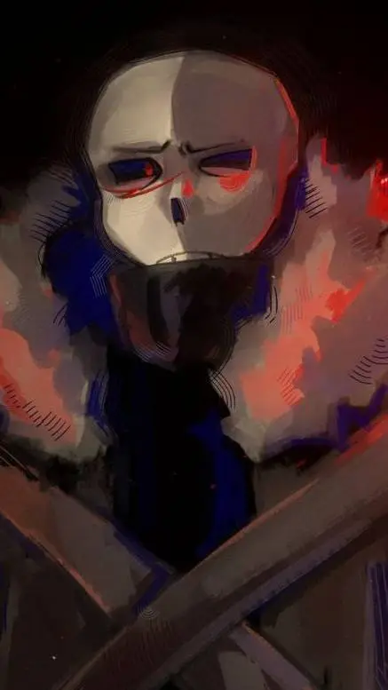 ai character: Knight Cross Sans background