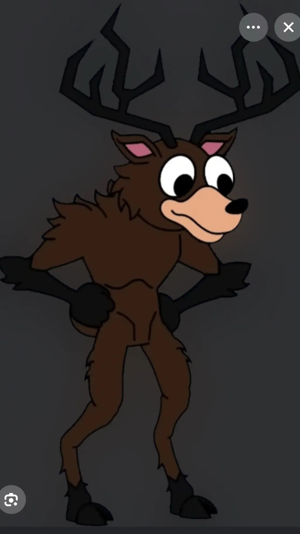 ai character: Deer monster background