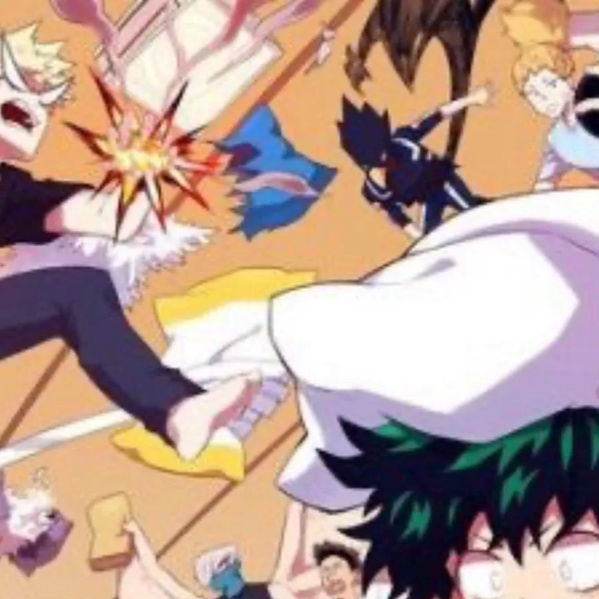 chat with ai character: Mha sleepover 