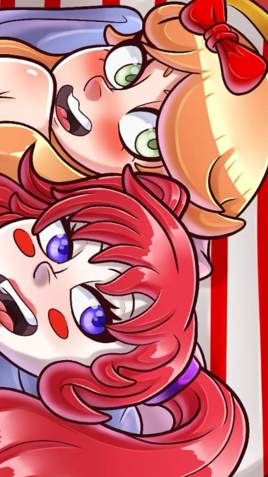 ai character: Circus baby background