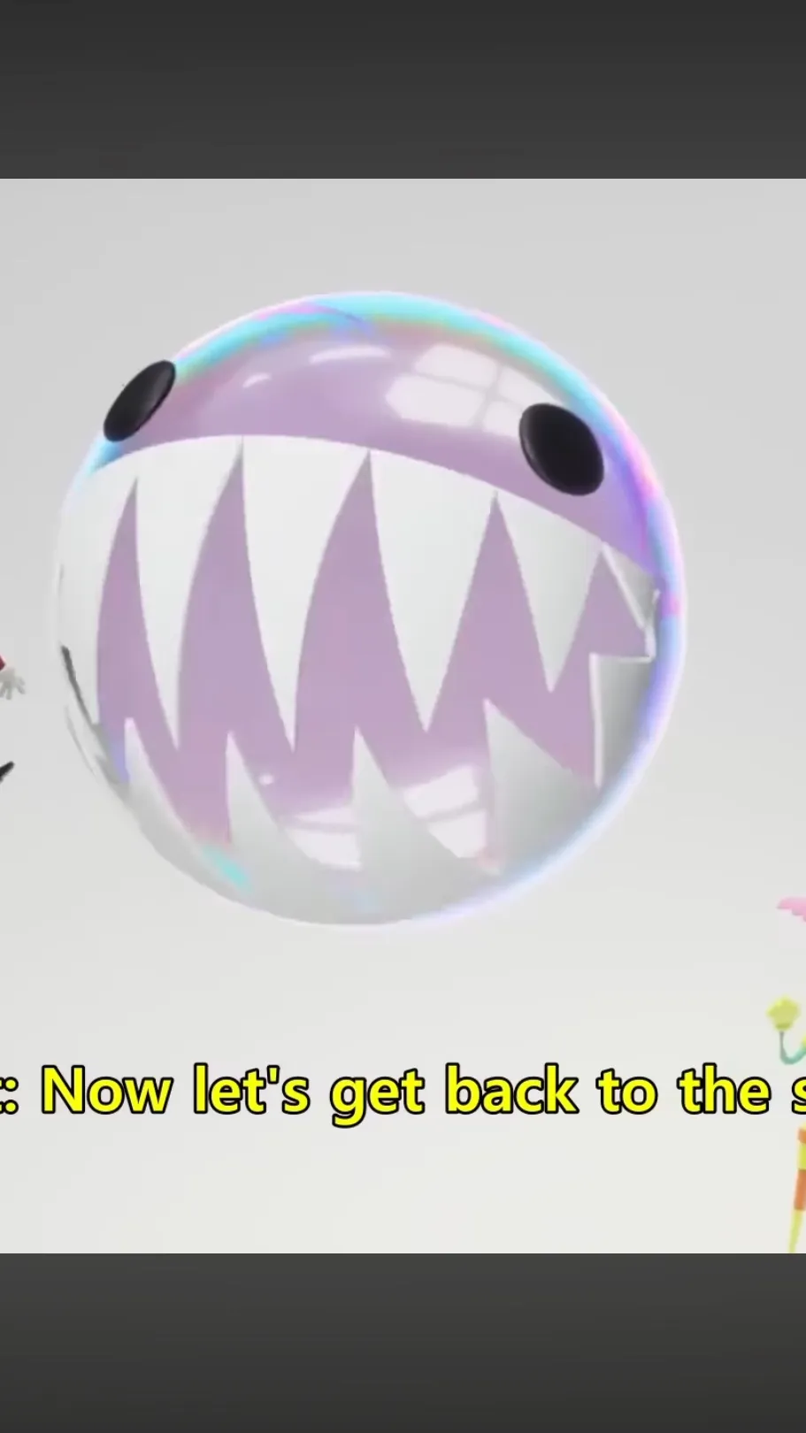 ai character: Bubble background