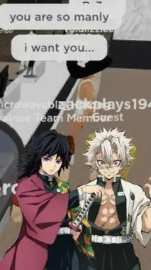 ai character: Sanemi x Giyu  background