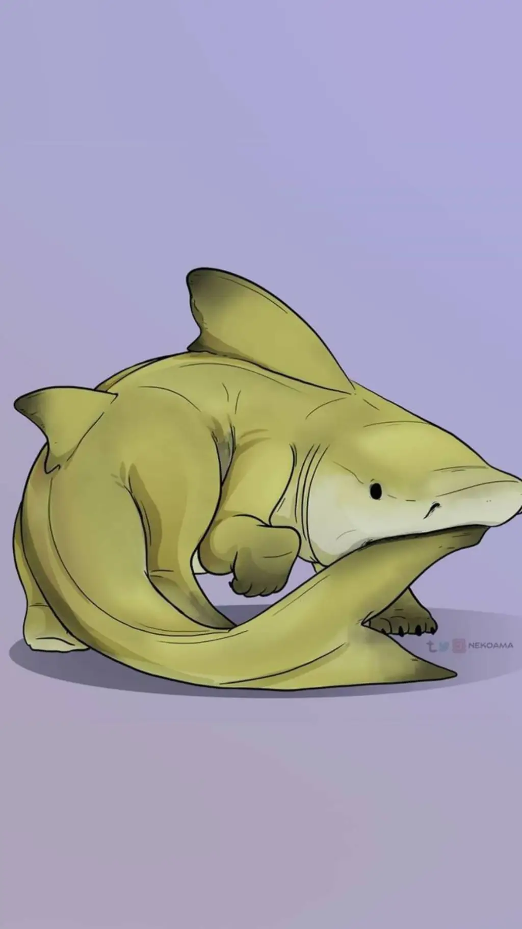 ai character: tiburón limon🦈💖 background