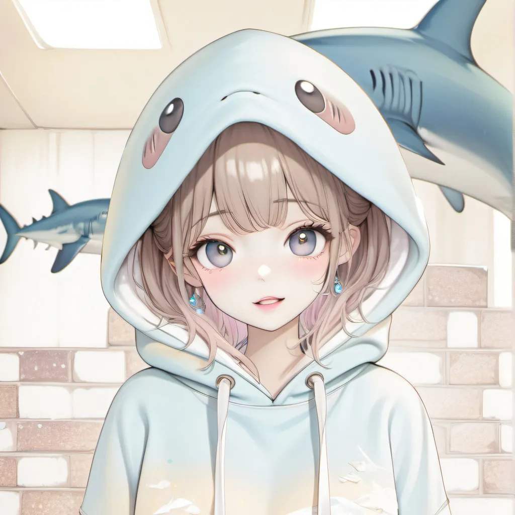 chat with ai character: Shark girl 