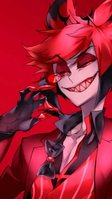 ai character: alastor x rose  background