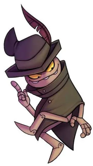 ai character: Fantoccio background