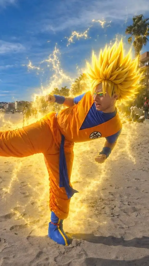 ai character: Dragon Ball Super. background