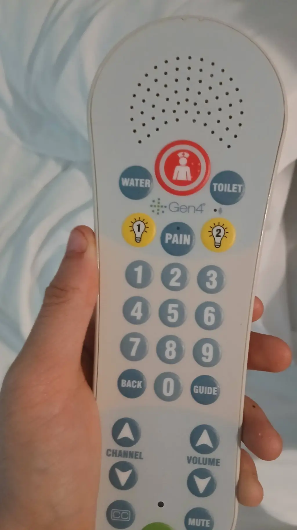 ai character: nurse call remote background