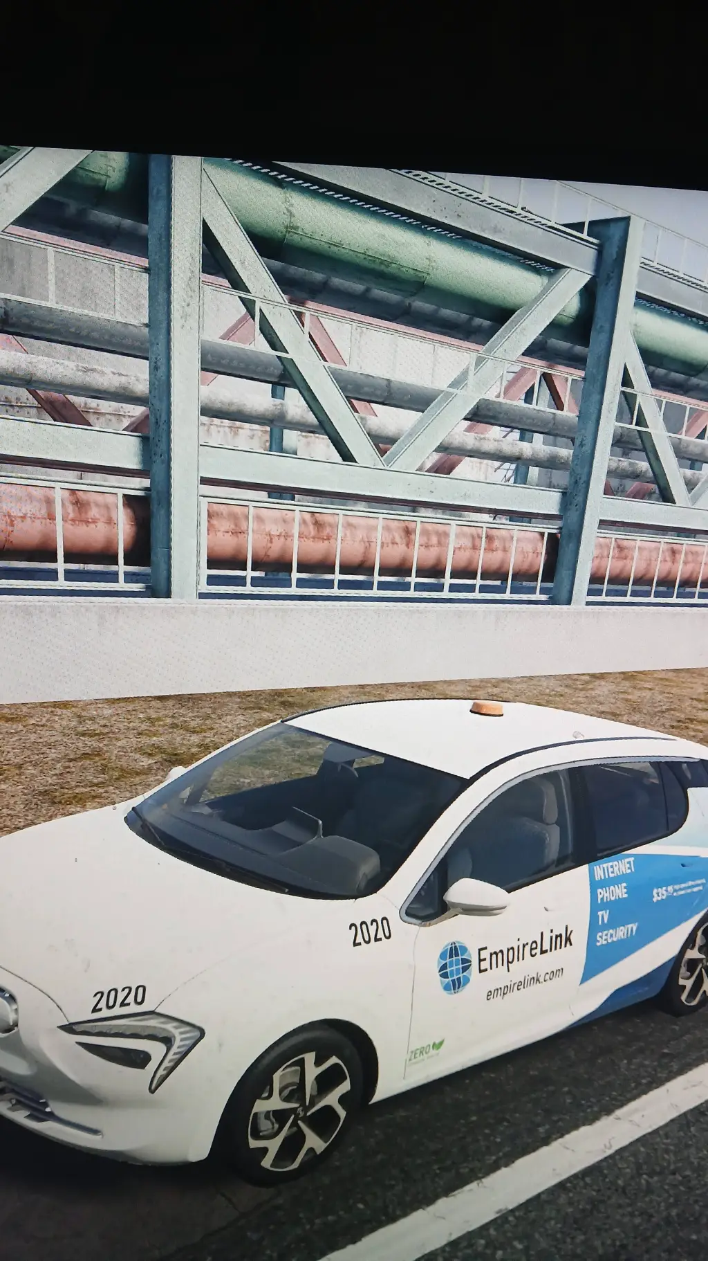 ai character: empirelink car background