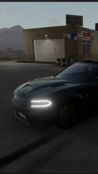 ai character: dodge charger  background