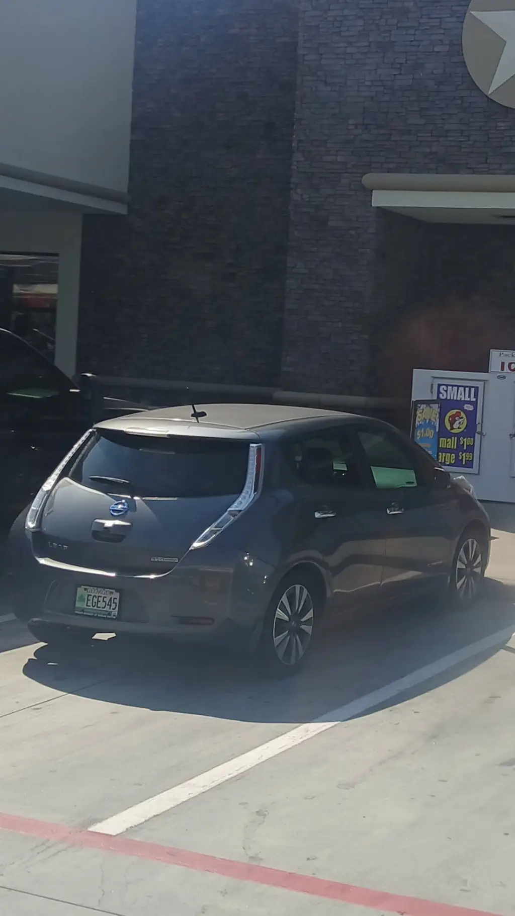 ai character: alone nissan leaf background